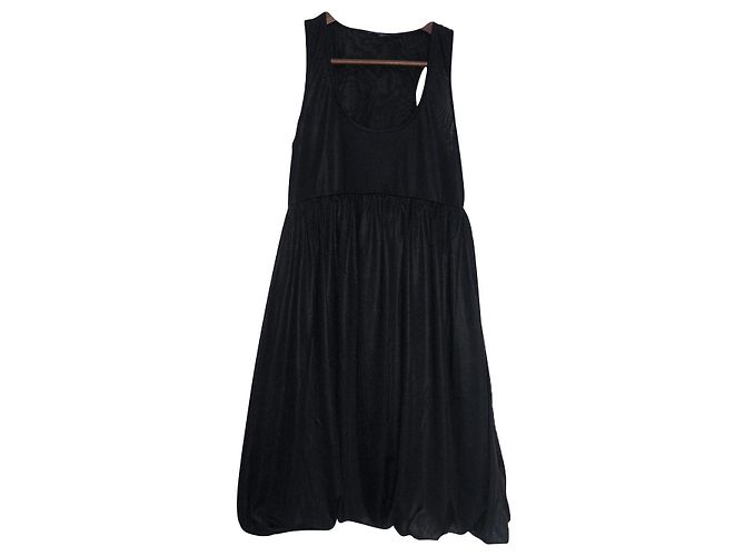 French Connection Schwarzes Baumwollkleid