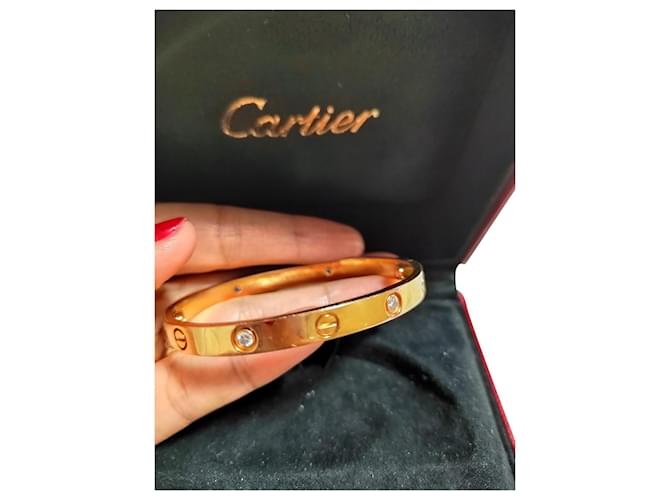 Cartier Bracelet Love Or Rose  ref.680794