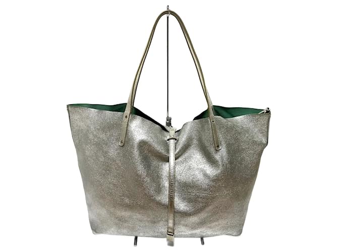 Tiffany & Co. - Silvery Leather  ref.680954