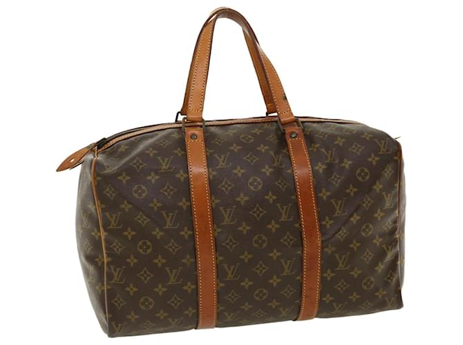Porte documents voyage cloth satchel Louis Vuitton Brown in Cloth - 30267584