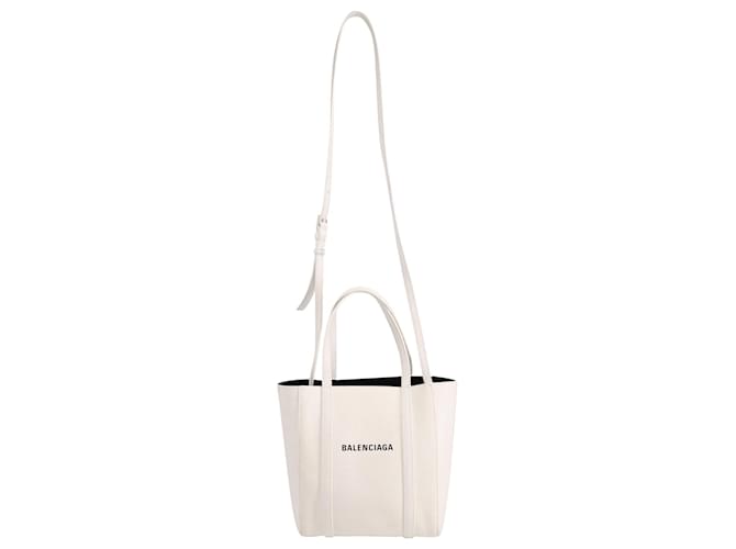 Balenciaga Everyday Tote XXS Bag in White Leather  ref.681159
