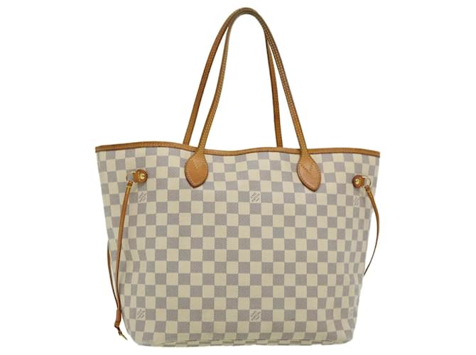 Louis Vuitton Neverfull MM Turquoise Cloth  ref.681314