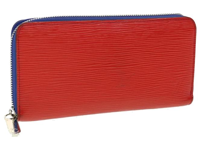 Louis Vuitton Womens EPI Leather Zippy Organizer Wallet Red