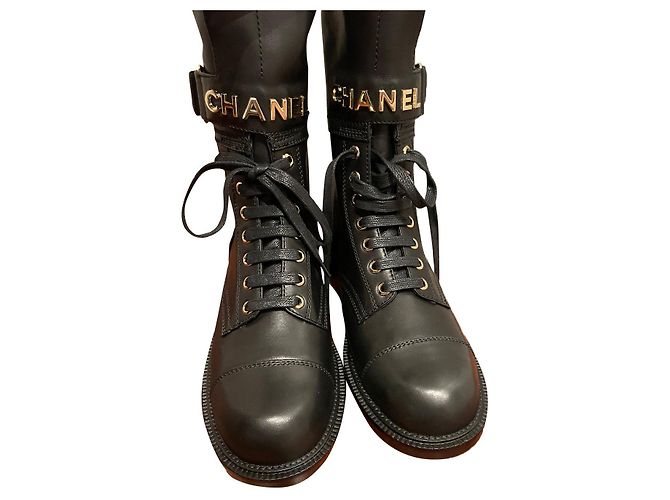 Cambon Chanel Boots Black