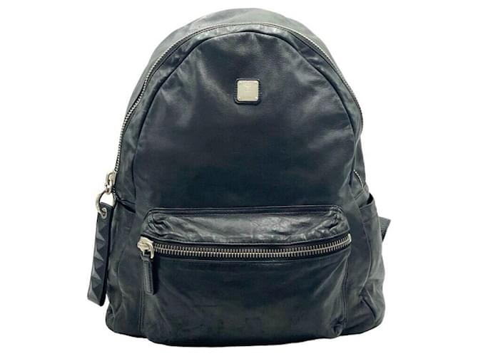 MCM, Bags, Mcm Black Backpack Large