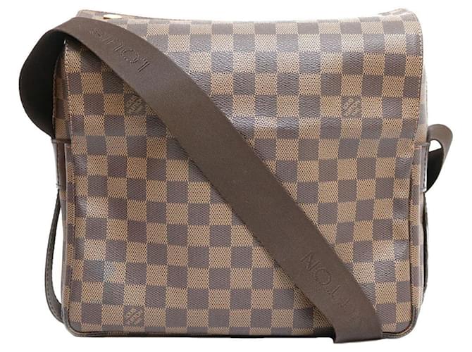 Louis Vuitton Naviglio Brown Cloth  ref.681483