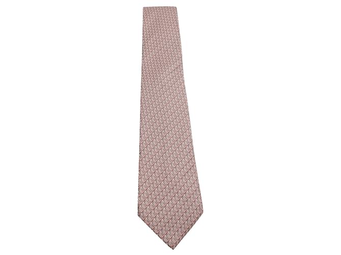 Louis Vuitton Grey & Pink Pattern  Silk  ref.681634