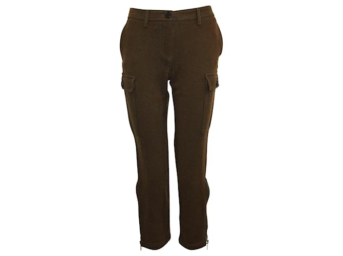 Alexander Mcqueen Brown Pants with Cargo Pockets  ref.681747