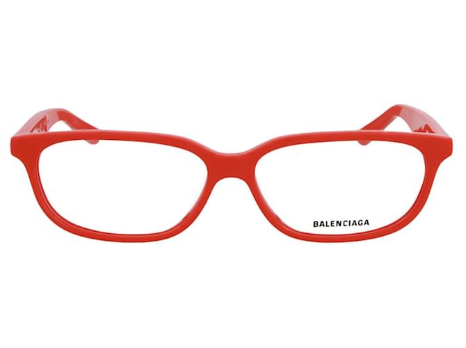 Montures optiques en acétate Balenciaga Cat-Eye Frame Acetate Fibre de cellulose Rouge  ref.681807