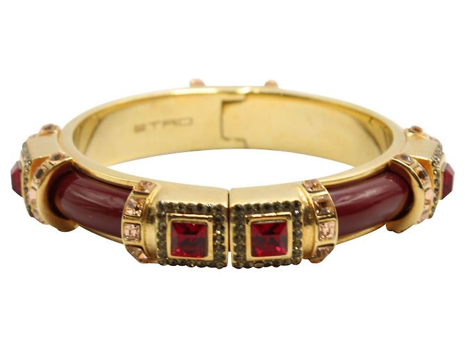 Etro Bracciale in oro rosso e resina
