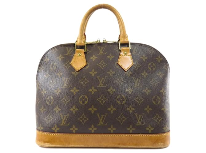 Louis Vuitton Alma Brown Cloth  ref.681970