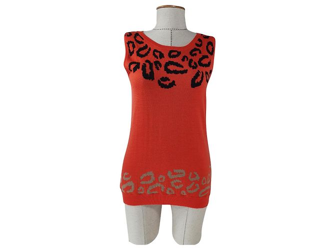 Autre Marque ELEGANCE PARIS Top de punto de lana Multicolor