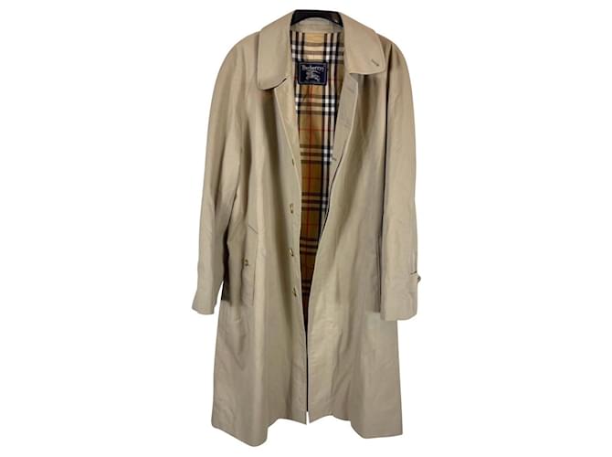 Burberry trench coat Beige Cotton  ref.681996