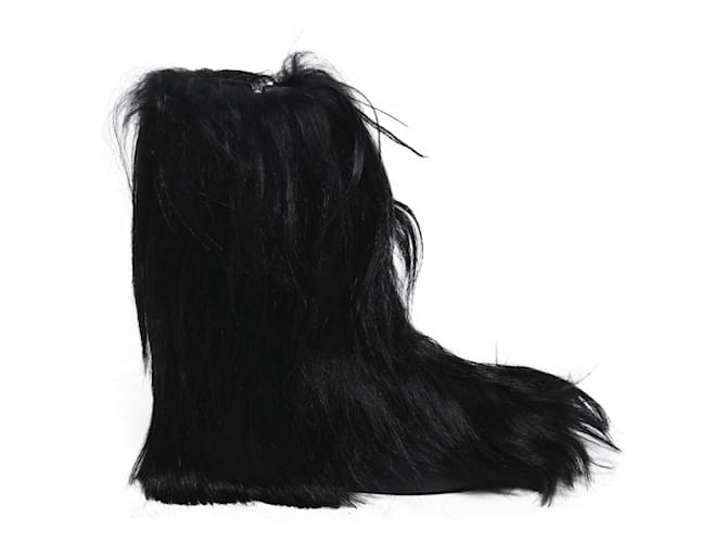 Bottega Veneta Fur Boots Black  ref.682162