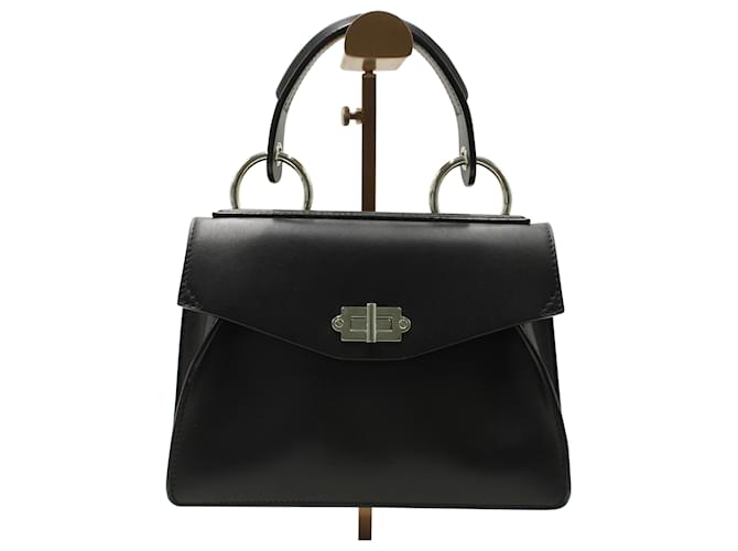 Proenza Schouler  Hava Top Handle Bag in Black Leather  ref.682225