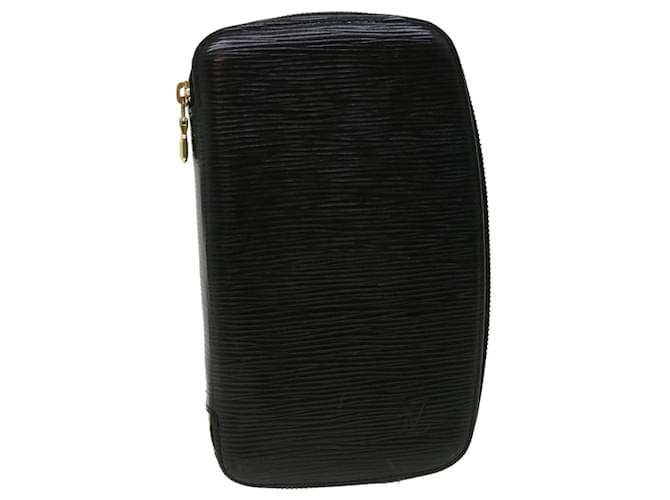 Louis Vuitton Agenda Black Leather  ref.682532