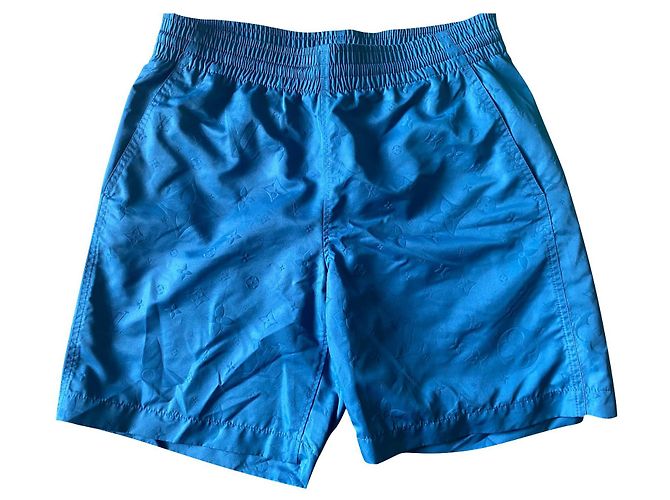 louis vuitton pantaloncini da bagno Blu