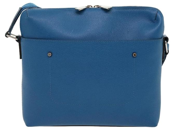 Louis Vuitton Grigori Blue Leather  ref.682773