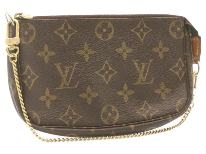 Louis Vuitton Mini Pochette Accessoires Brown Cloth ref.682890 - Joli Closet