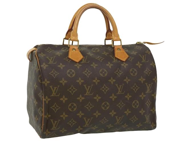 Louis Vuitton Monogram Speedy 30 Hand Bag M41526 LV Auth rd5309 Cloth  ref.962372 - Joli Closet