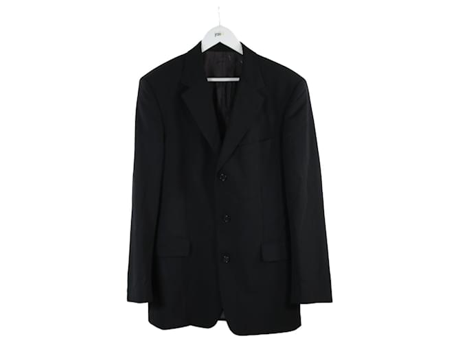 Hugo Boss XL Suit Black Wool  ref.682997