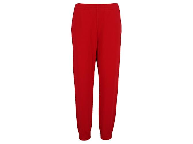 Autre Marque McQ Alexander McQueen pantalones deportivos con logo metálico Roja Algodón  ref.683077