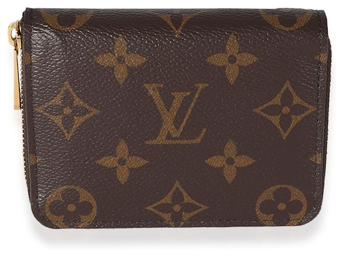 Zippy Porte-monnaie zippé en toile monogramme Louis Vuitton Marron  ref.683258
