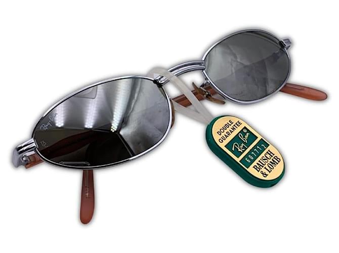 Ray-Ban Óculos de sol vintage unissex Mint Rituals Mirror W2551 Enfeitiçado Prata Metal  ref.683276