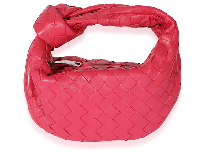 Bottega Veneta Pink Intrecciato Leather Jodie Rosa Cuero  ref.683306