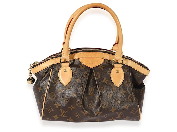 Louis Vuitton Monogram Canvas Tivoli Pm Marrone Pelle  ref.683328