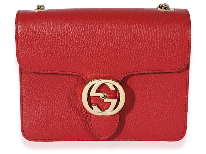 Re(belle) leather handbag Gucci Red in Leather - 25112354