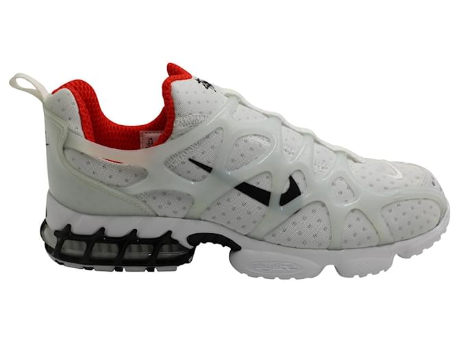 Nike X Stussy Air Zoom Spiridon Kukini Sneaker aus weißem Synthetik Synthetisch  ref.683615
