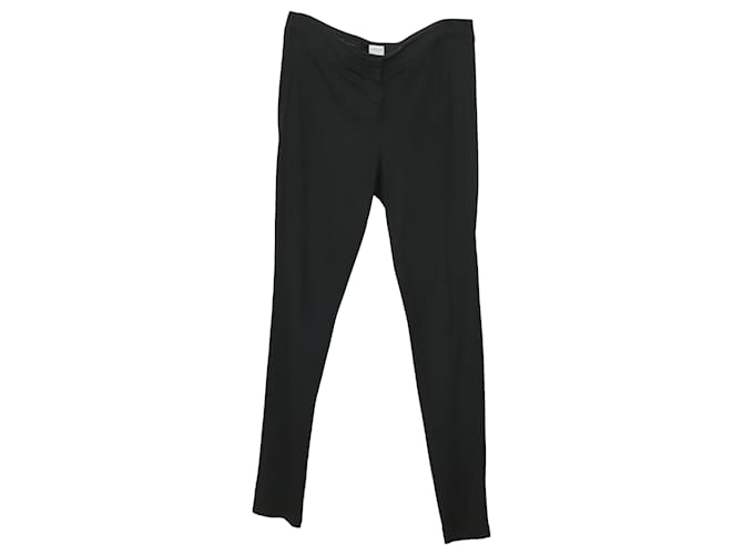 Pantalon à jambe droite Armani en polyester noir  ref.683792