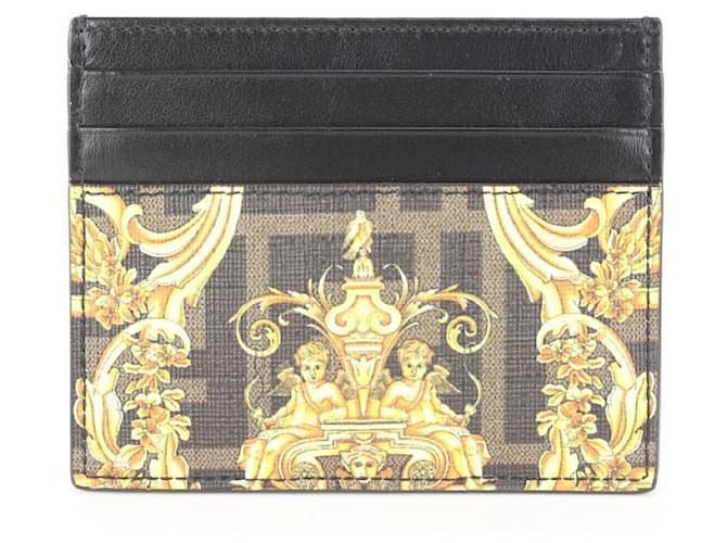 Fendi x Versace Fendace Card Holder Wallet Case Leather  ref.683794