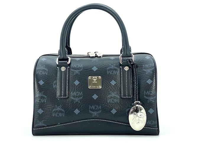 Mcm Visetos Boston Bag