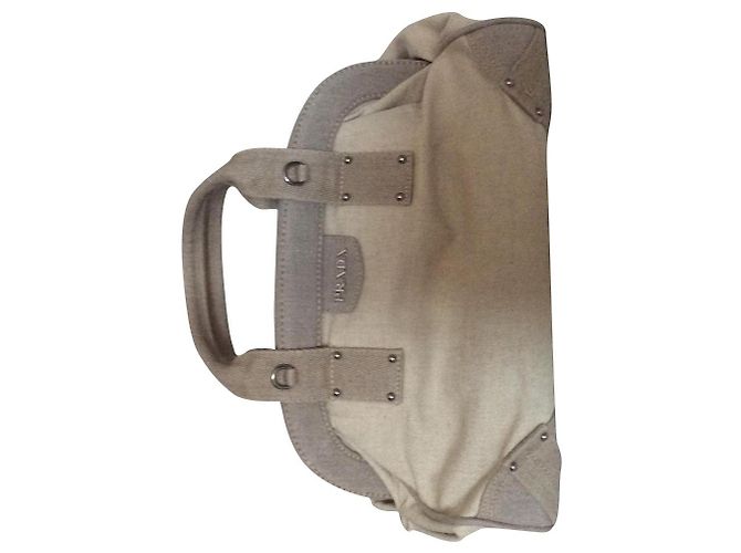 Sac à main Prada Doctor en cuir gris