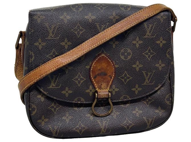 Saint-Cloud LOUIS VUITTON Monogram Saint Cloud GM bolsa de ombro M51242 LV Auth ki2327 Monograma
