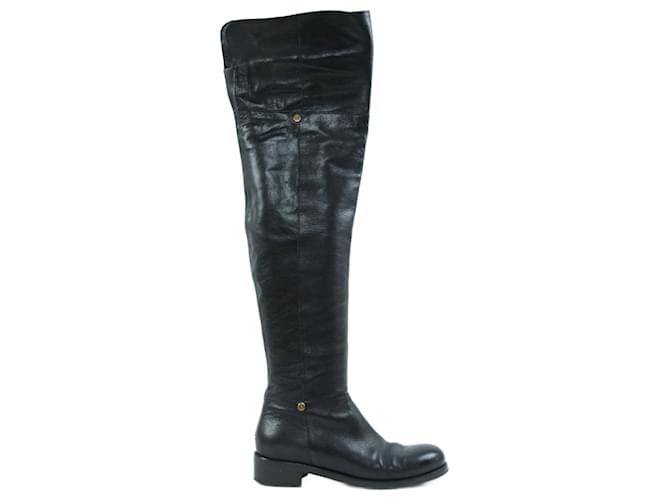 Jimmy Choo boots 40 Black Leather  ref.684029
