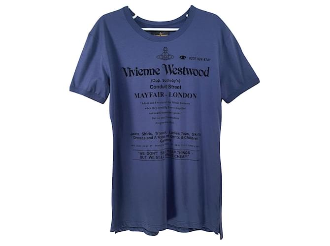Vivienne Westwood Anglomania Tops Purple Cotton  ref.684178