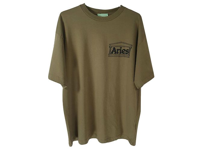 Autre Marque Camiseta Aries de algodón verde