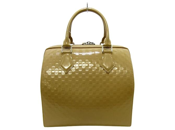 Louis Vuitton Speedy Beige Patent leather  ref.684494