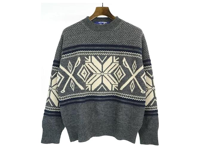 Junya Watanabe Knitwear Grey Polyester Wool ref.684584 - Joli Closet