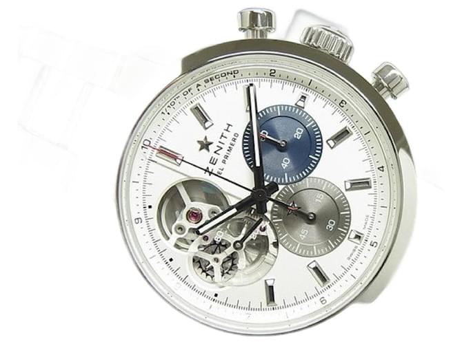 Zénith ZENITH Chrono Master opened silver Dial '22 new model unused Mens Silvery Steel  ref.684873
