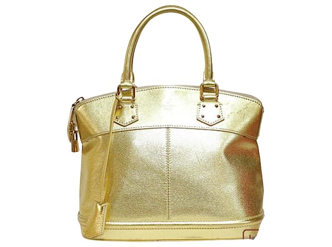 Louis Vuitton Lockit Golden Leather  ref.685022