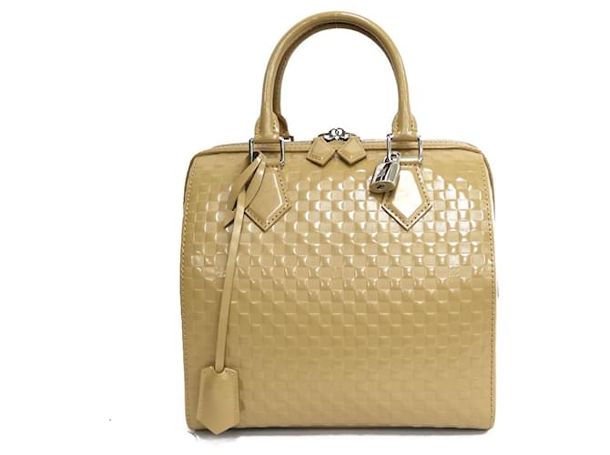 Louis Vuitton Speedy Beige Leather  ref.685041