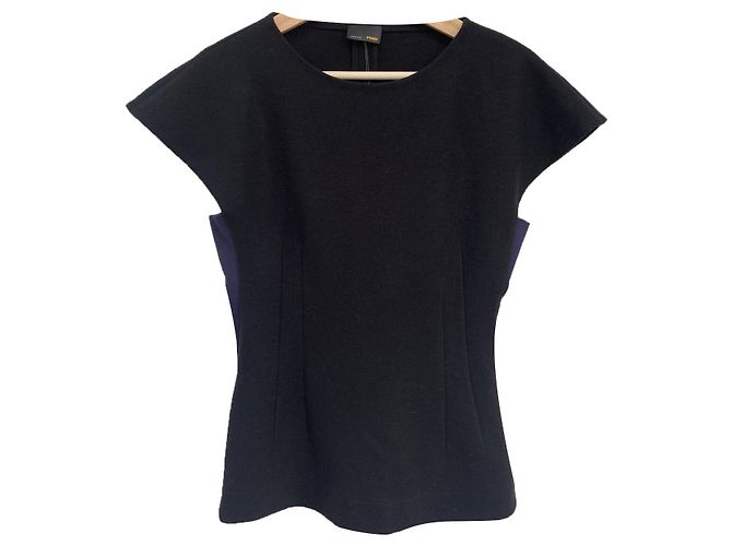 Fendi Top aus Wolle schwarz