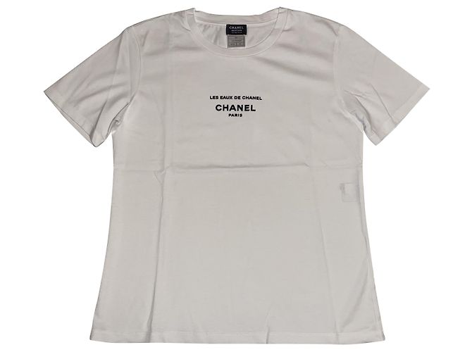 Cambon Camiseta Chanel branca de algodão Branco