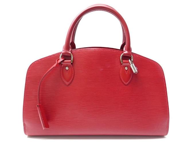 NEUF SAC A MAIN LOUIS VUITTON PONT NEUF CUIR EPI ROUGE RED LEATHER HANDBAG  ref.685199