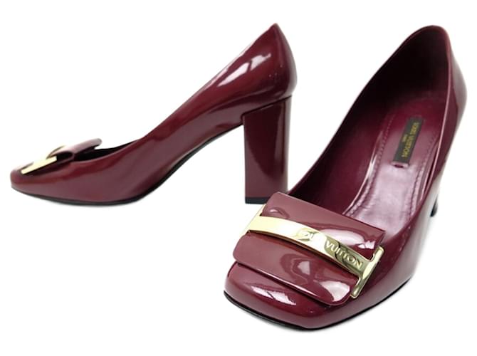 Louis Vuitton Patent Leather Heels In Red