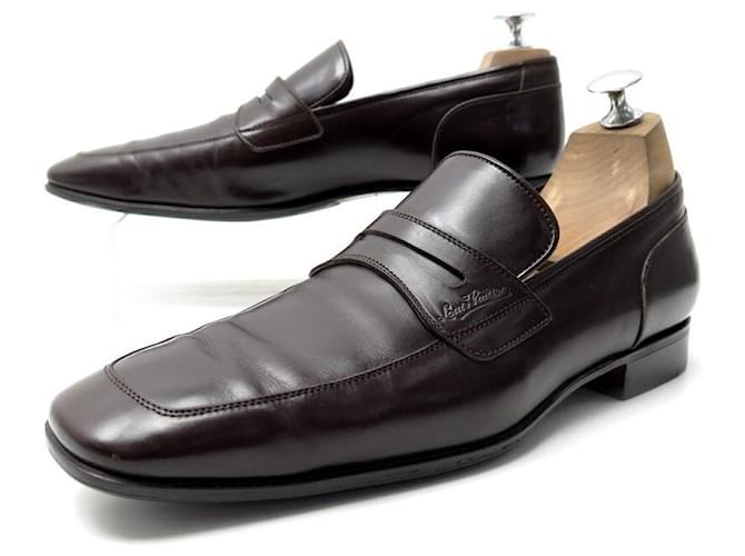 LOUIS VUITTON LOAFERS 6 40 BROWN LEATHER LOAFERS SHOES  ref.685235